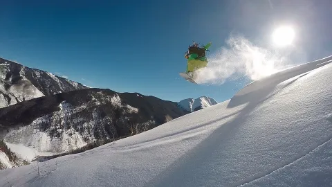 skier on the slopes